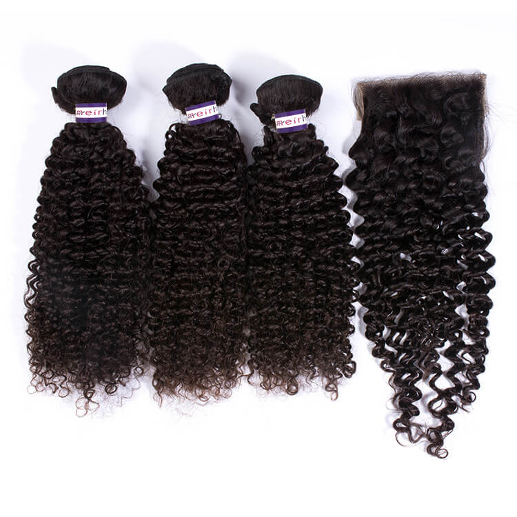 9A Brazilian Kinky Curly Human Hair